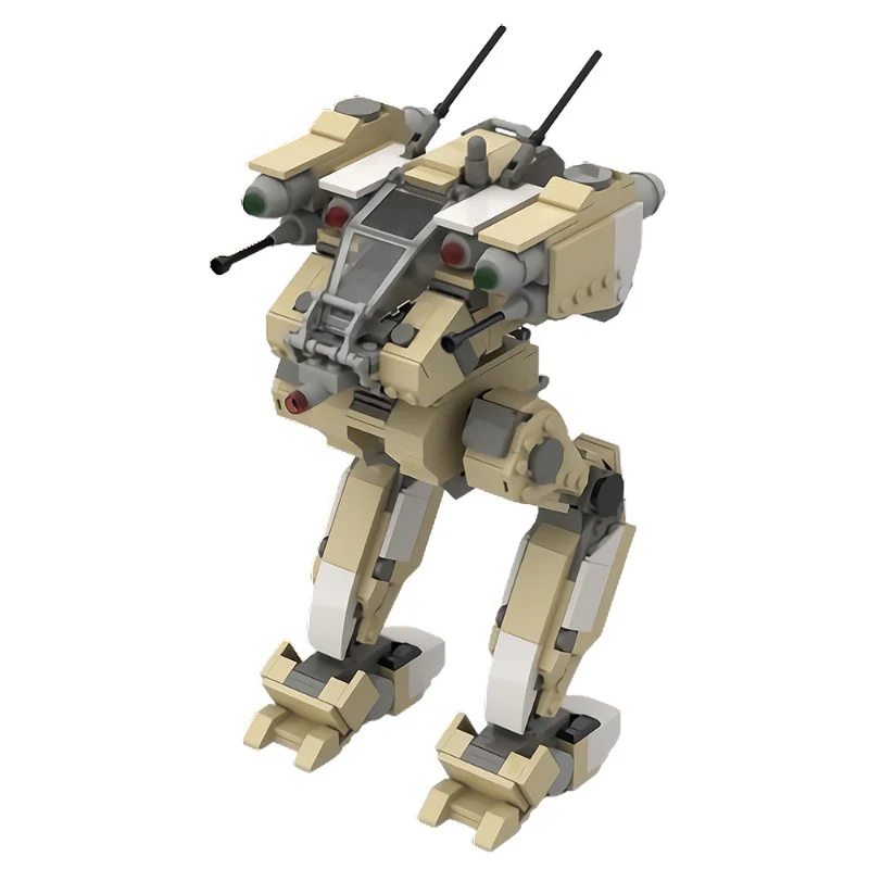 (Gobricks version) 687pcs MOC-171663 Flea Battlemech (desert camo) - Image 3
