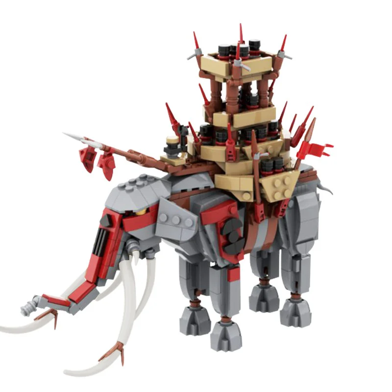 (Gobricks version) 688 pcs MOC-76558 Mumakil Oliphant - Image 2