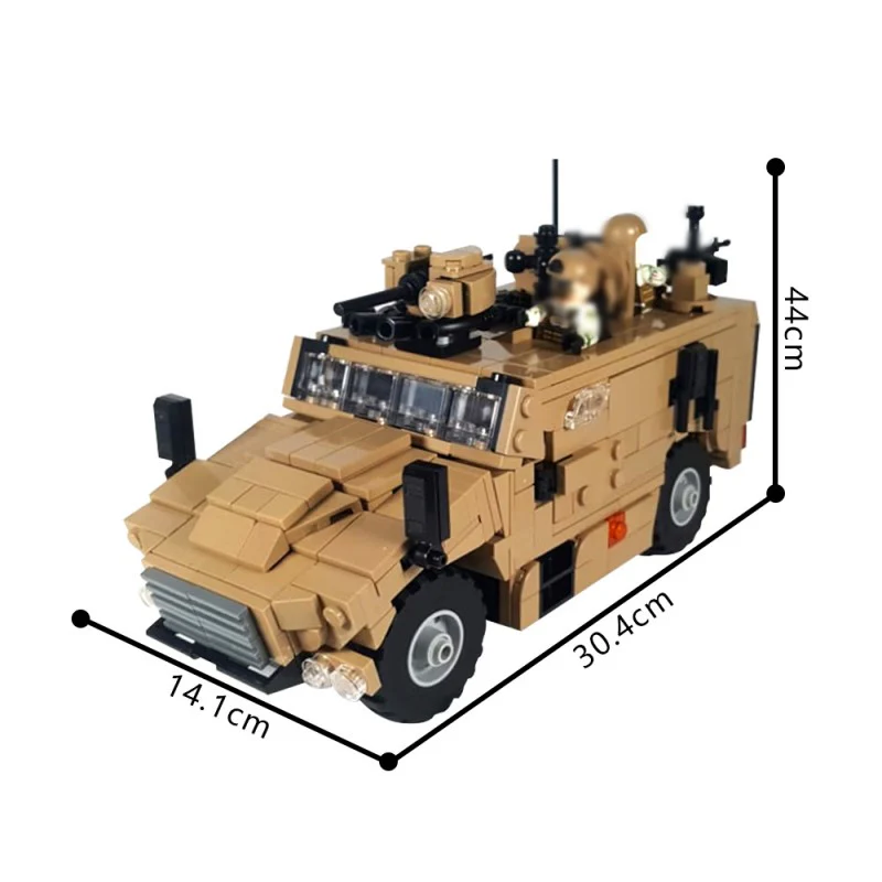 (Gobricks version) 688pcs MOC-222718 VBMR-L Serval - Image 5