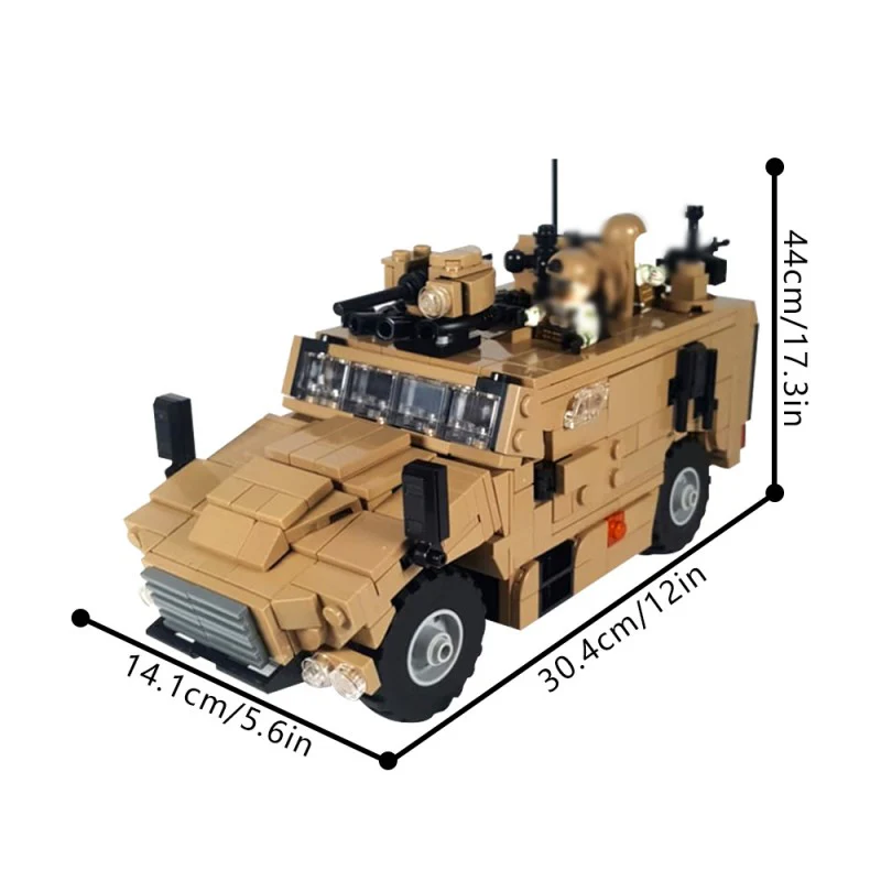 (Gobricks version) 688pcs MOC-222718 VBMR-L Serval - Image 6