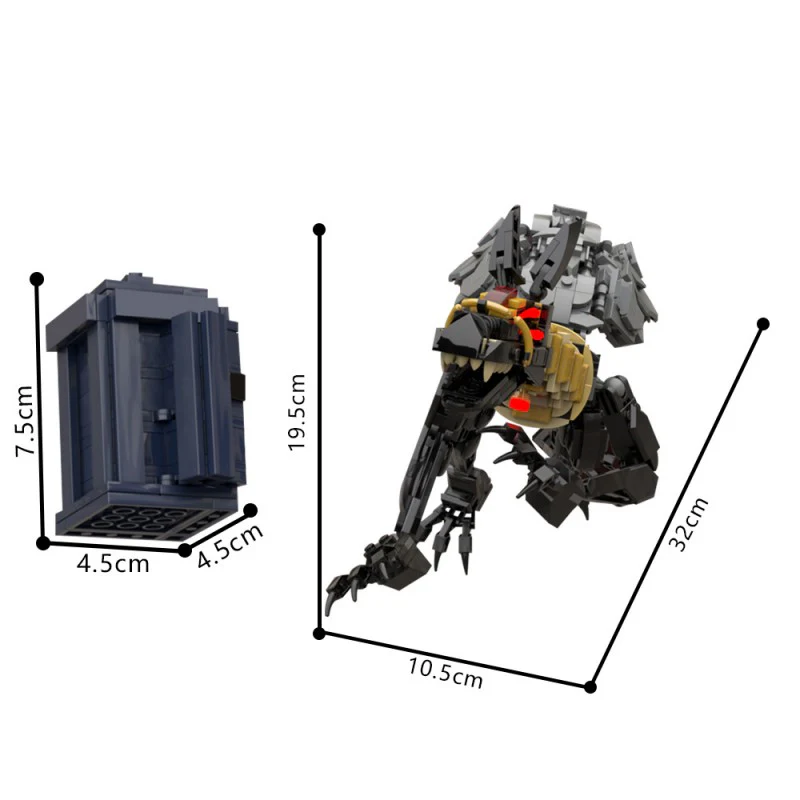 (Gobricks version) 692pcs MOC-206042 Sutekh (Doctor who) and Tardis - Image 3