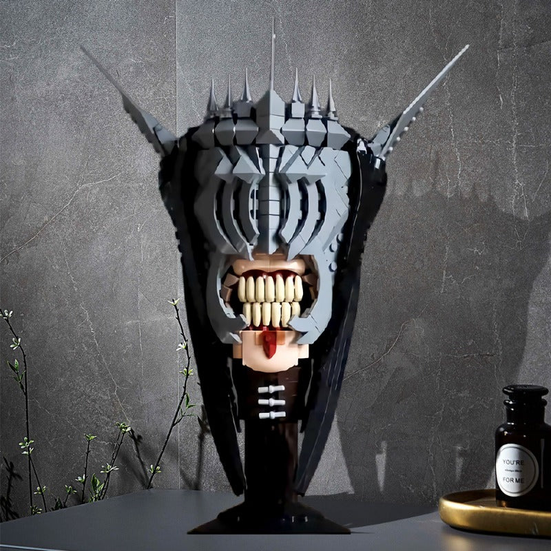 (Gobricks version) 694PCS MOC-139487 Mouth of Sauron Helmet - Image 2