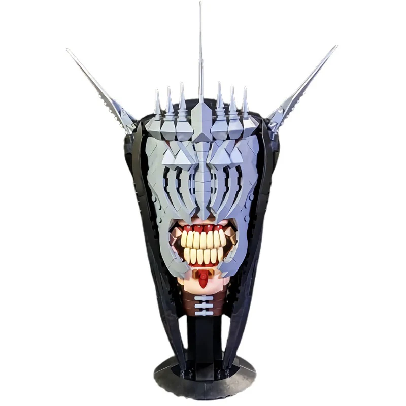 (Gobricks version) 694PCS MOC-139487 Mouth of Sauron Helmet - Image 3