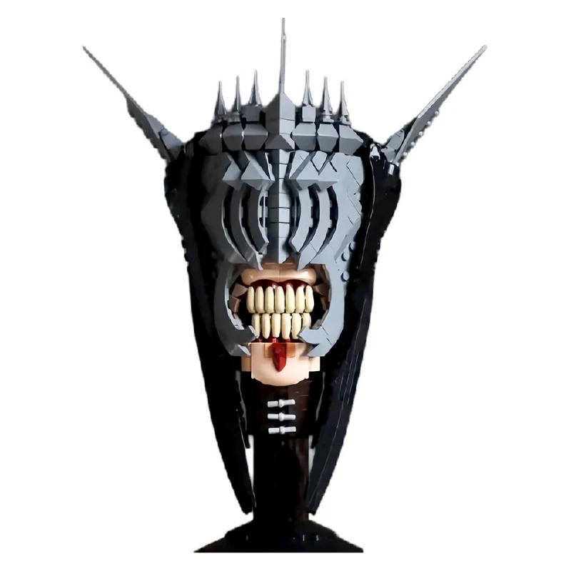 (Gobricks version) 694PCS MOC-139487 Mouth of Sauron Helmet - Image 5