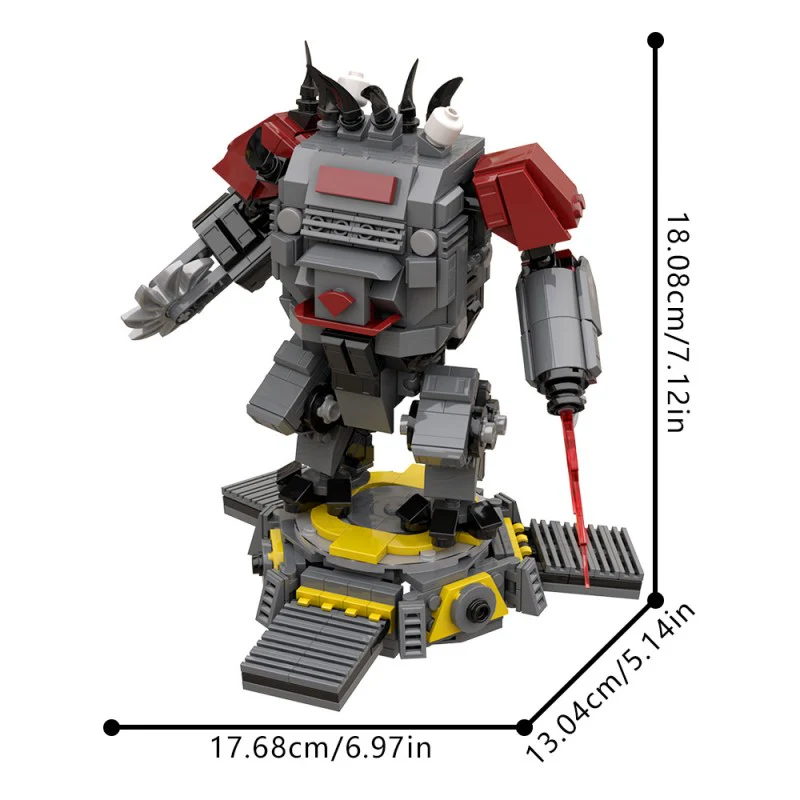 (Gobricks version) 697pcs MOC Helldivers Hulk Scorcher - Image 7