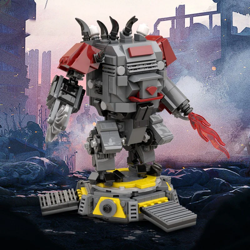 (Gobricks version) 697pcs MOC Helldivers Hulk Scorcher - Image 9
