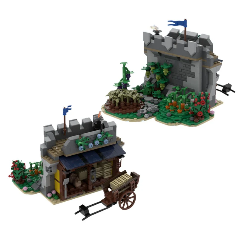 (Gobricks version) 709pcs MOC-155056 31120 Expansion: rickyard & farmland - Image 2