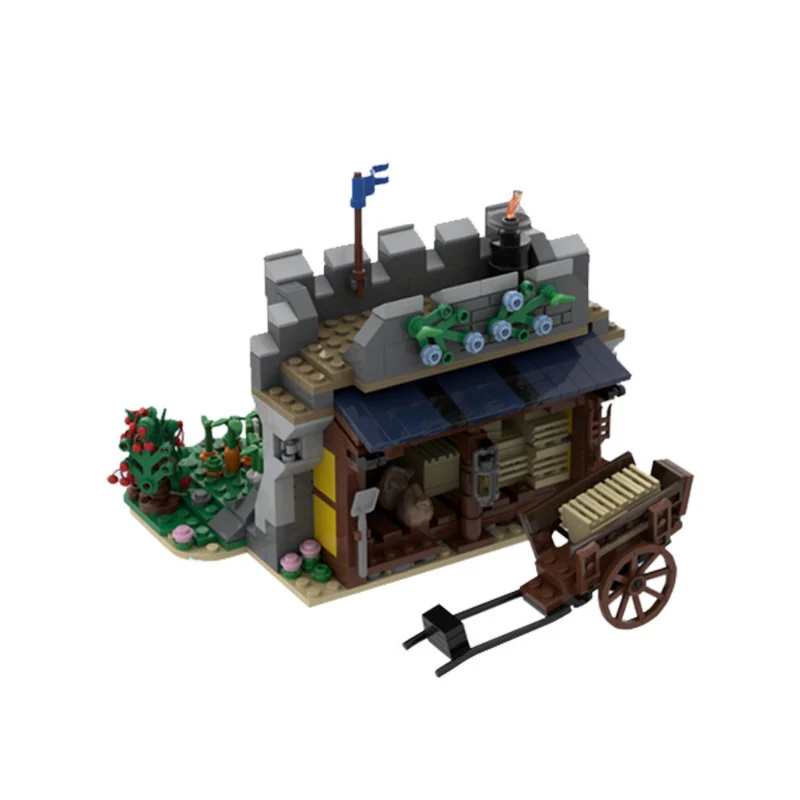 (Gobricks version) 709pcs MOC-155056 31120 Expansion: rickyard & farmland - Image 6
