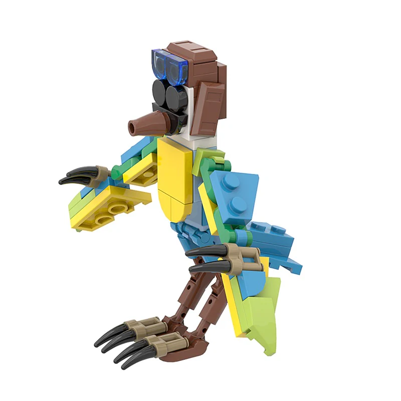 (Gobricks version) 70PCS MOC Indigo Park - Magic Parrot - Image 4