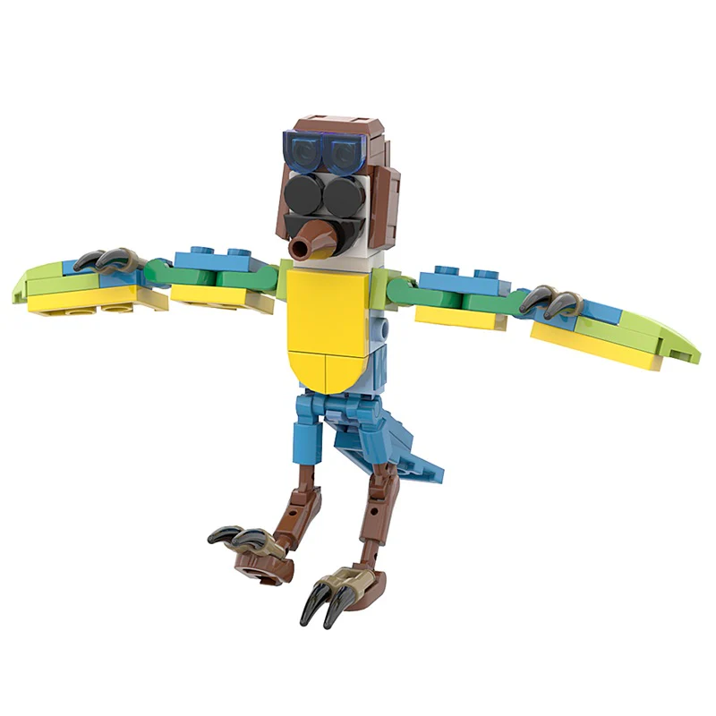 (Gobricks version) 70PCS MOC Indigo Park - Magic Parrot - Image 6