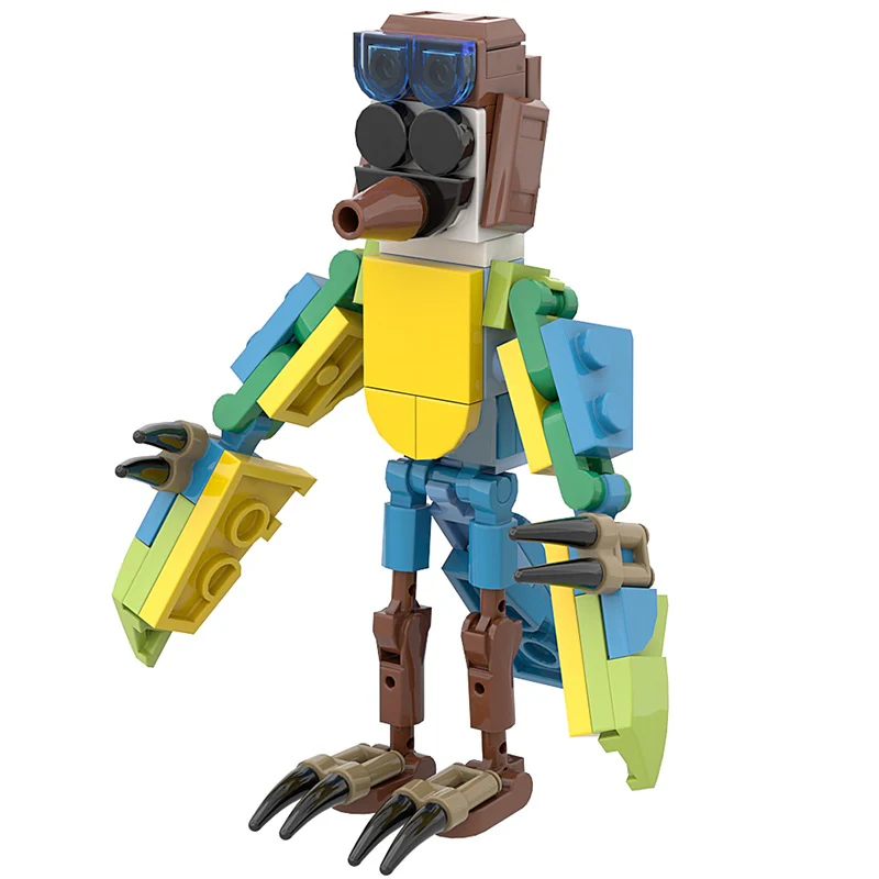 (Gobricks version) 70PCS MOC Indigo Park - Magic Parrot - Image 7