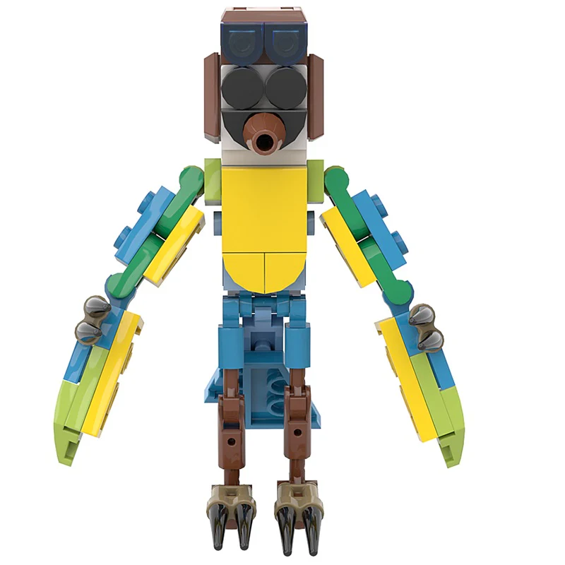 (Gobricks version) 70PCS MOC Indigo Park - Magic Parrot - Image 8