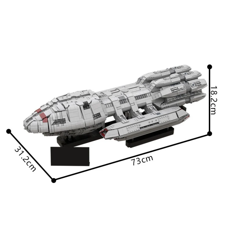 (Gobricks version) 7164pcs MOC-217809 Battlestar Pegasus - UCS Scale - Image 3