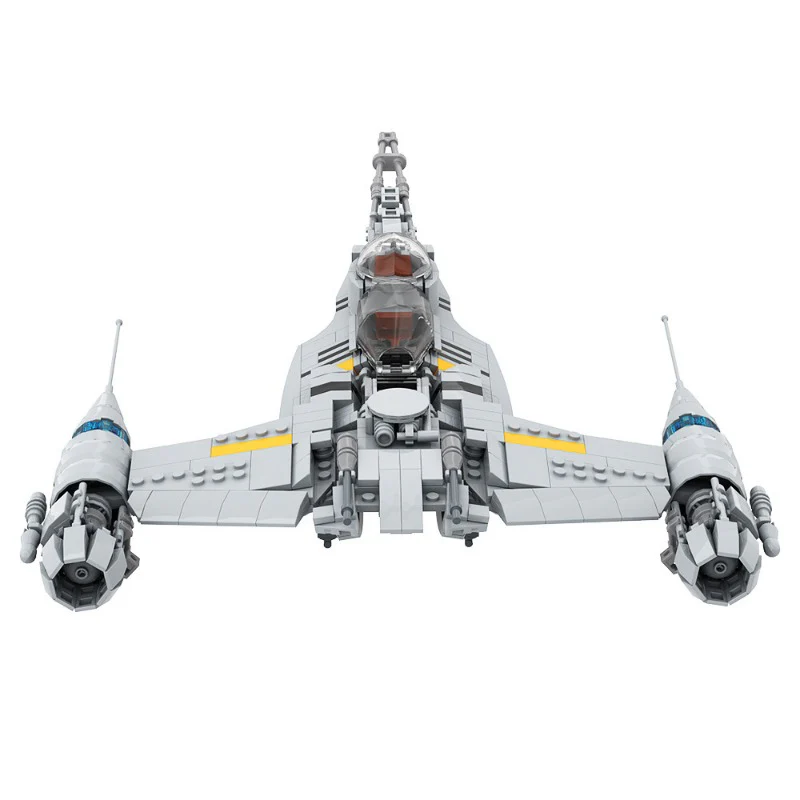 (Gobricks version) 719 pcs MOC-99932 The Mandalorian - Din Djarin's N-1 Starfighter - Image 3