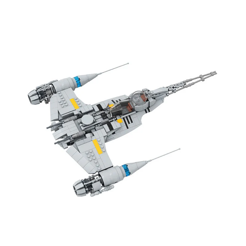 (Gobricks version) 719 pcs MOC-99932 The Mandalorian - Din Djarin's N-1 Starfighter - Image 5