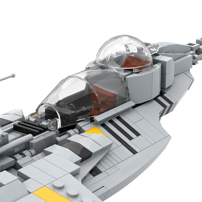 (Gobricks version) 719 pcs MOC-99932 The Mandalorian - Din Djarin's N-1 Starfighter - Image 6