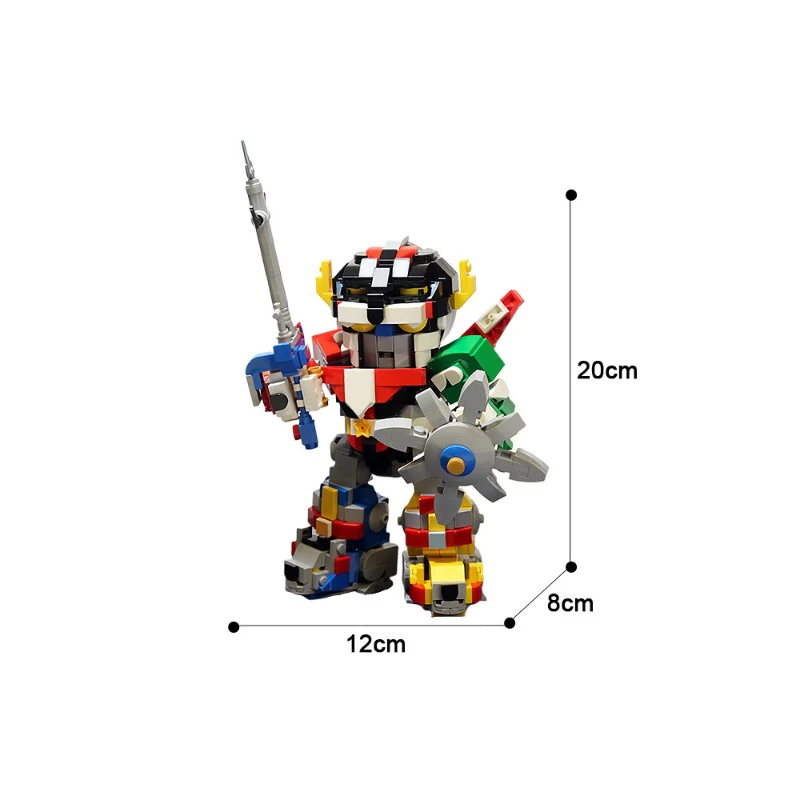 (Gobricks version) 724pcs MOC-170177 VOLTRON PERFECT - Image 3