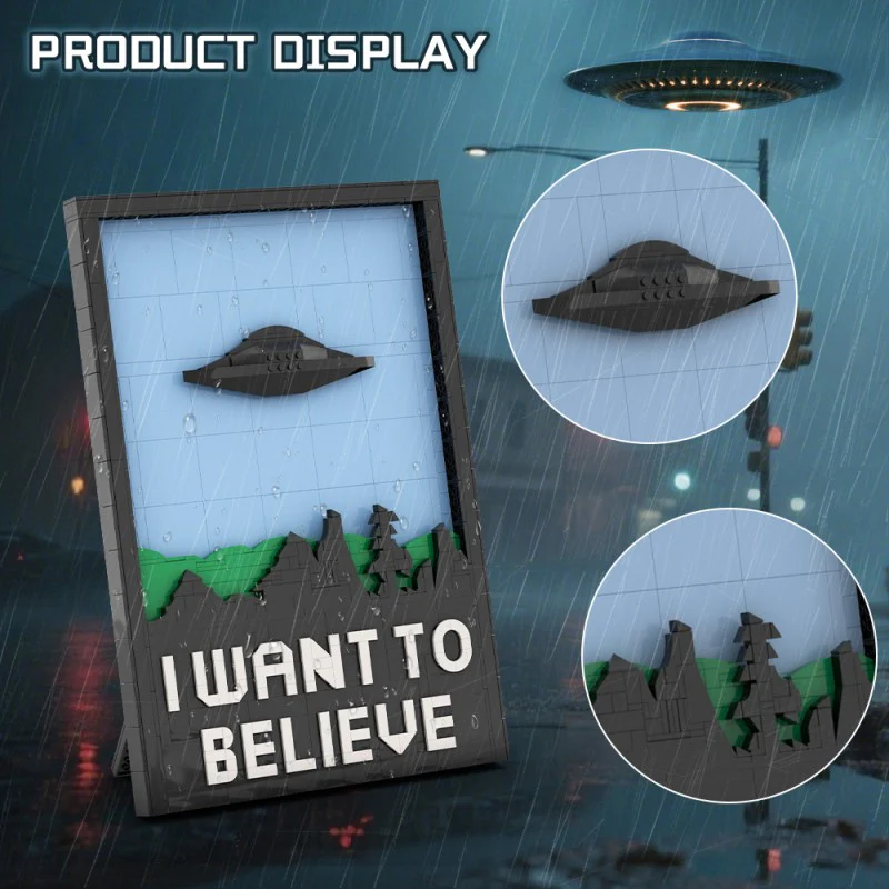 (Gobricks version) 725pcs MOC The X-Files - Image 8