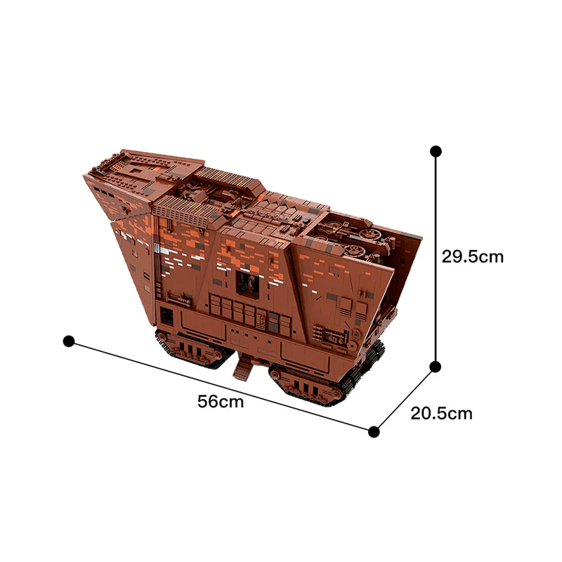 (Gobricks version) 7346PCS MOC-169084 Sandcrawler MOC - Image 5