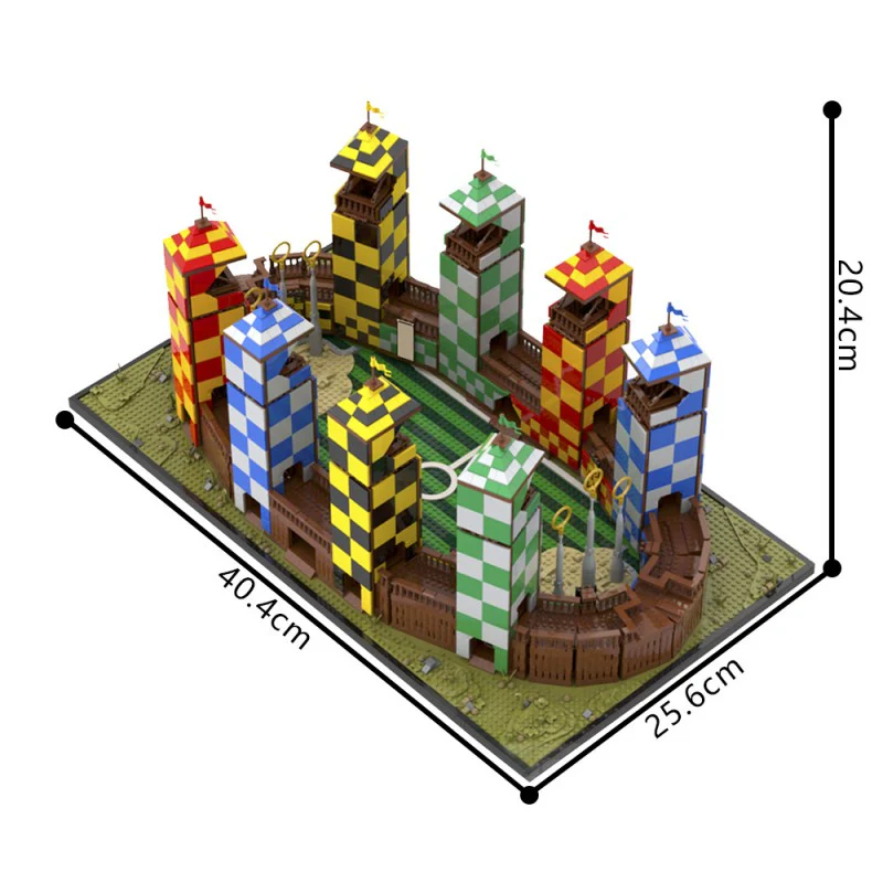 (Gobricks version) 7398pcs MOC-210158 Wizarding Sport Stadium - Image 4