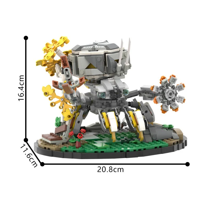 (Gobricks version) 745pcs MOC-220344 Horizon Zero Dawn - Shellwalker With Base - Image 2