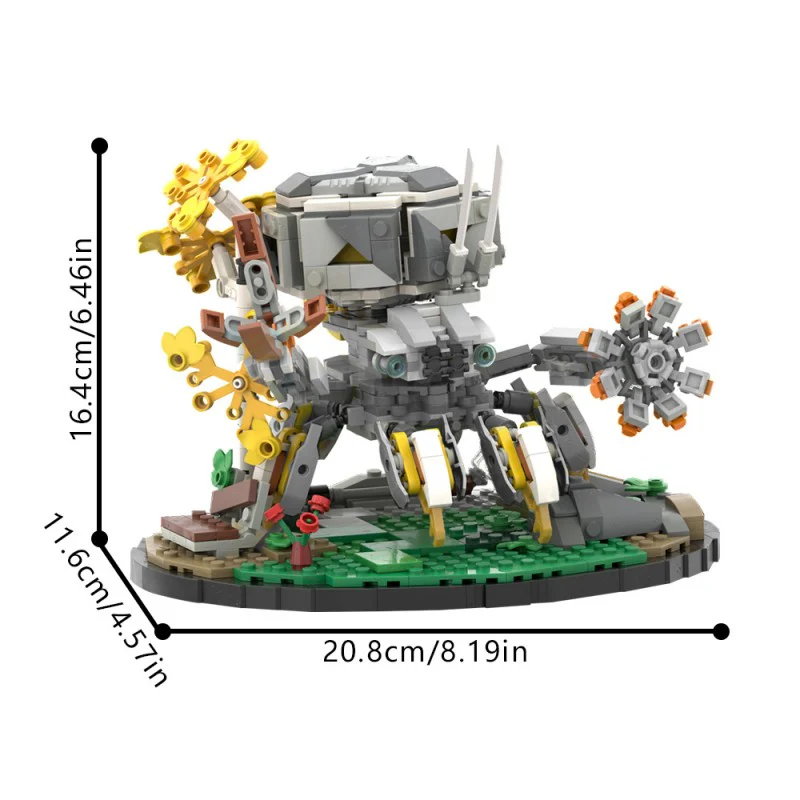 (Gobricks version) 745pcs MOC-220344 Horizon Zero Dawn - Shellwalker With Base - Image 3
