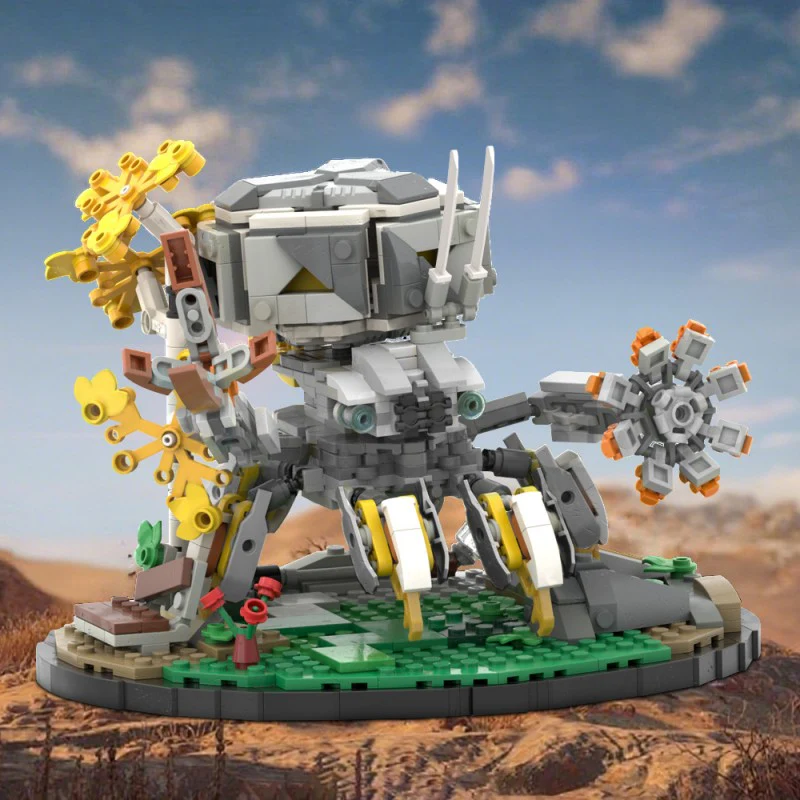 (Gobricks version) 745pcs MOC-220344 Horizon Zero Dawn - Shellwalker With Base - Image 4