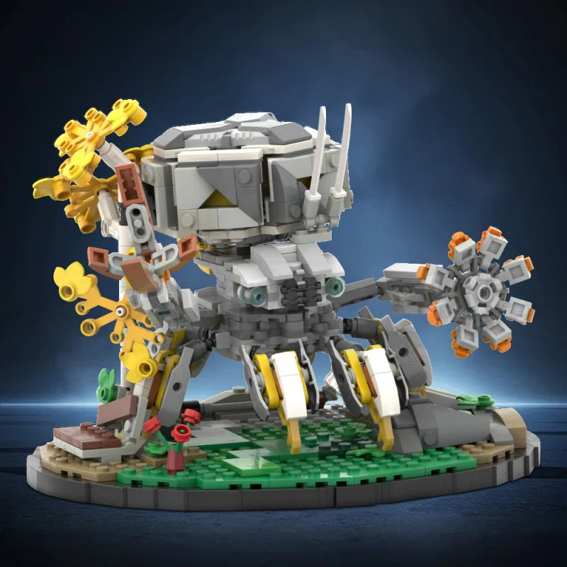 (Gobricks version) 745pcs MOC-220344 Horizon Zero Dawn - Shellwalker With Base - Image 7