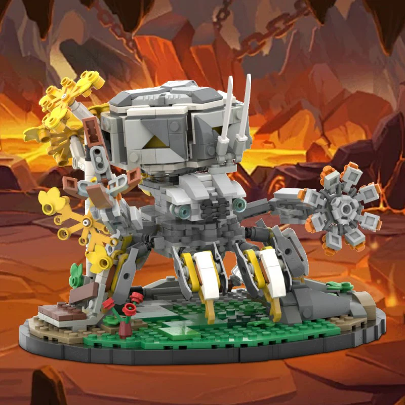 (Gobricks version) 745pcs MOC-220344 Horizon Zero Dawn - Shellwalker With Base - Image 8
