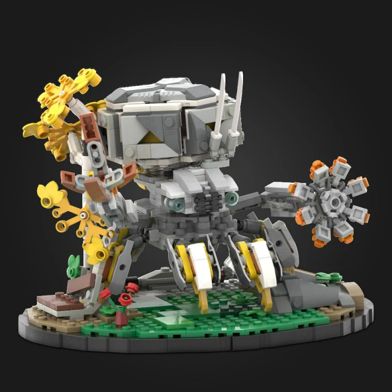 (Gobricks version) 745pcs MOC-220344 Horizon Zero Dawn - Shellwalker With Base - Image 9