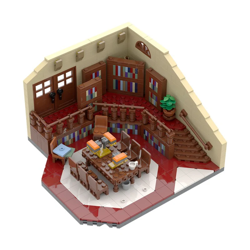 (Gobricks version) 758pcs MOC-99148 Buffy the Vampire Slayer: Sunnydale High School Library - Image 3