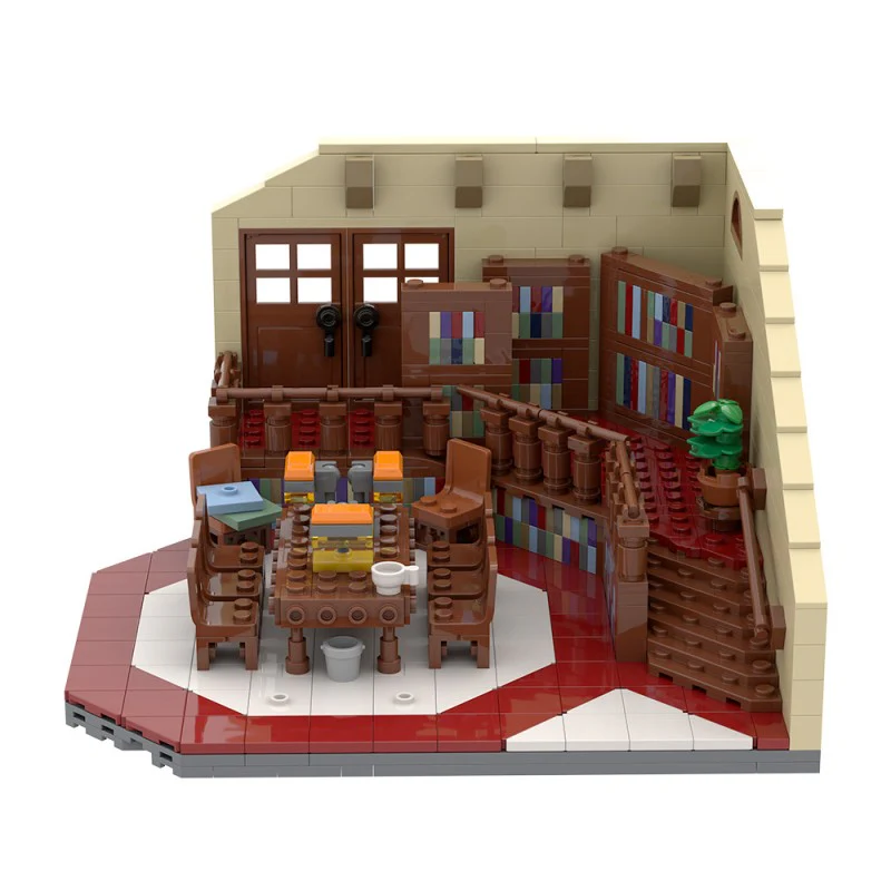 (Gobricks version) 758pcs MOC-99148 Buffy the Vampire Slayer: Sunnydale High School Library - Image 4