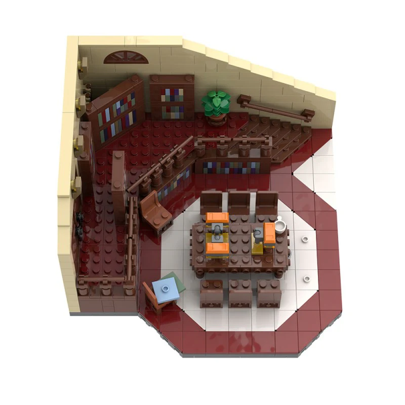 (Gobricks version) 758pcs MOC-99148 Buffy the Vampire Slayer: Sunnydale High School Library - Image 5