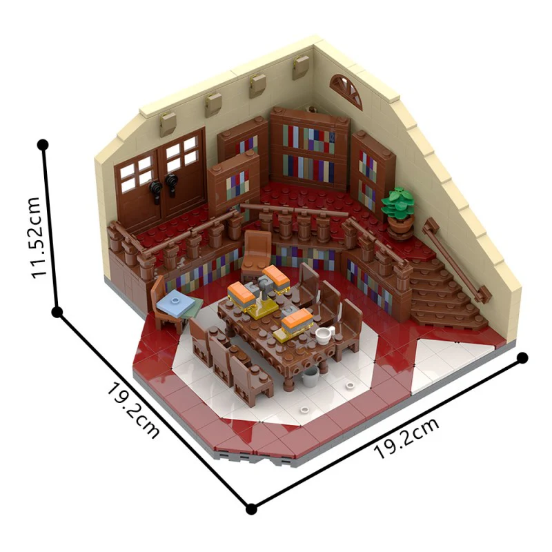 (Gobricks version) 758pcs MOC-99148 Buffy the Vampire Slayer: Sunnydale High School Library - Image 6