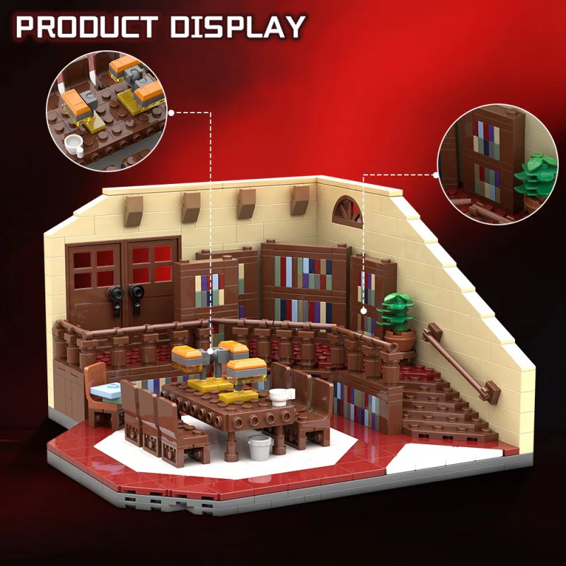(Gobricks version) 758pcs MOC-99148 Buffy the Vampire Slayer: Sunnydale High School Library - Image 8