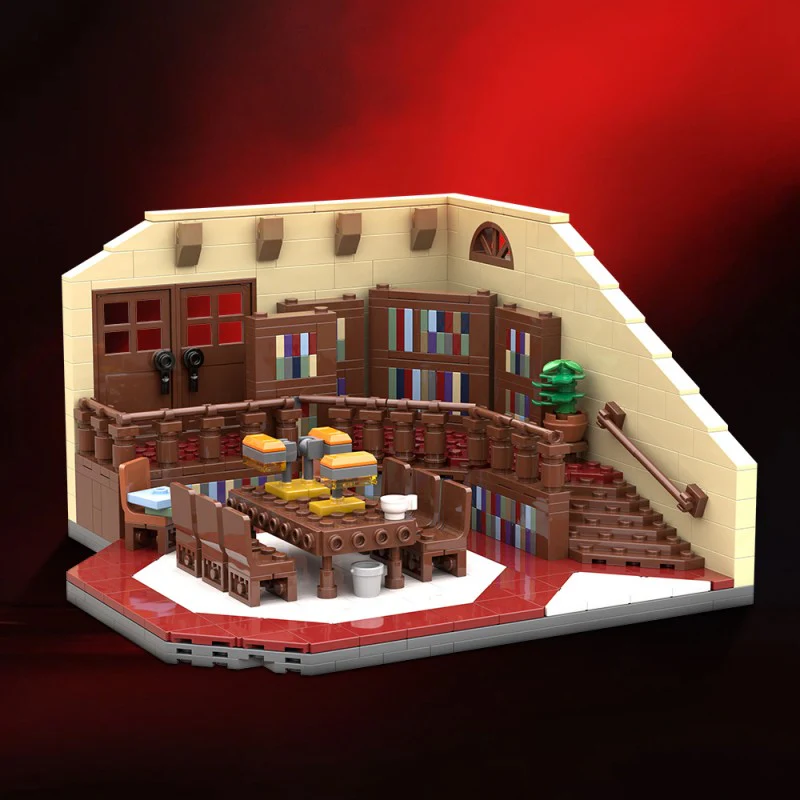 (Gobricks version) 758pcs MOC-99148 Buffy the Vampire Slayer: Sunnydale High School Library - Image 9