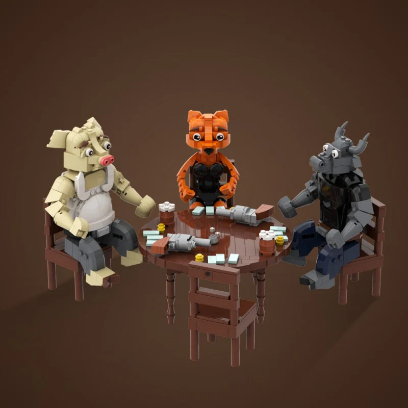 (Gobricks version) 763pcs MOC Liars Bar LEGO Compatible - Image 10
