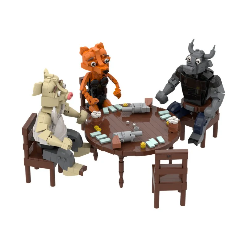 (Gobricks version) 763pcs MOC Liars Bar LEGO Compatible - Image 2