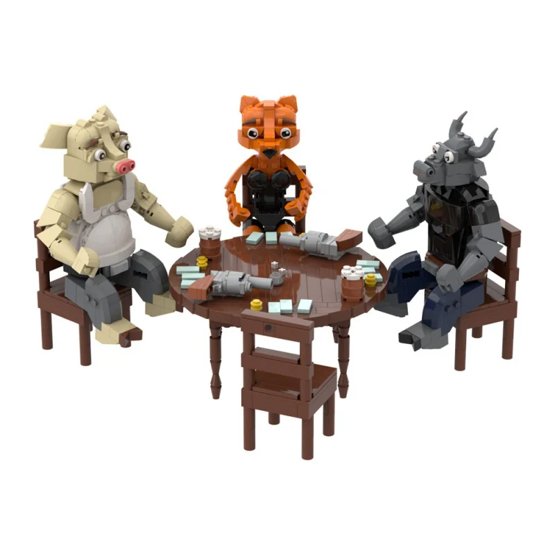 (Gobricks version) 763pcs MOC Liars Bar LEGO Compatible - Image 3