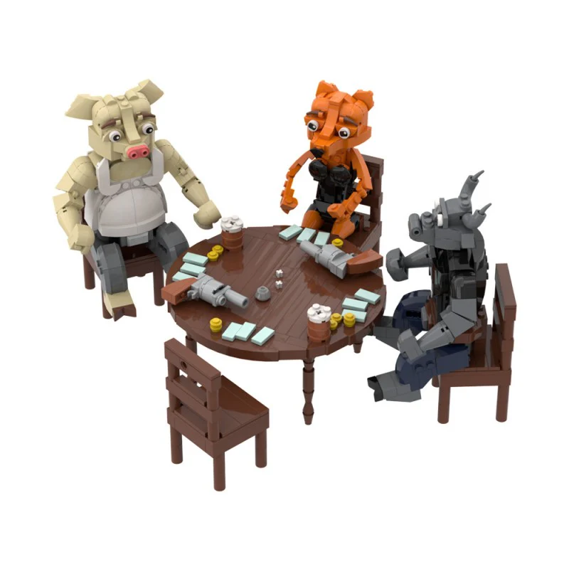 (Gobricks version) 763pcs MOC Liars Bar LEGO Compatible - Image 4