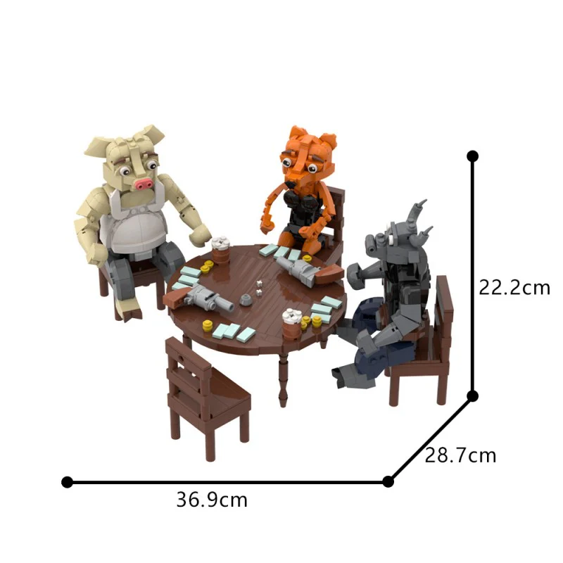 (Gobricks version) 763pcs MOC Liars Bar LEGO Compatible - Image 7