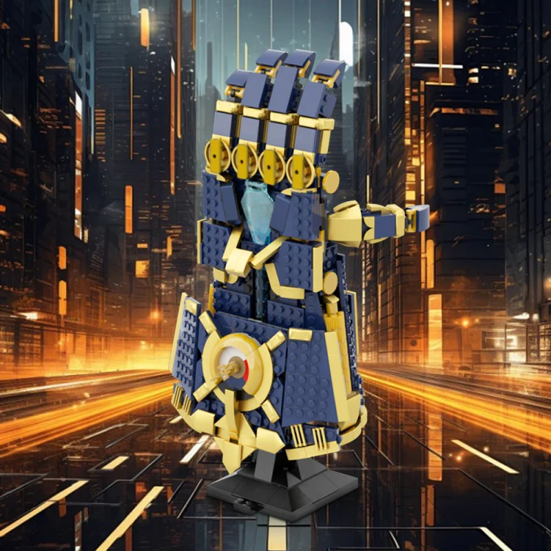 (Gobricks version) 776pcs MOC-222224 Vi's Atlas Gauntlet - Netflix Arcane: League of Legends - Image 9