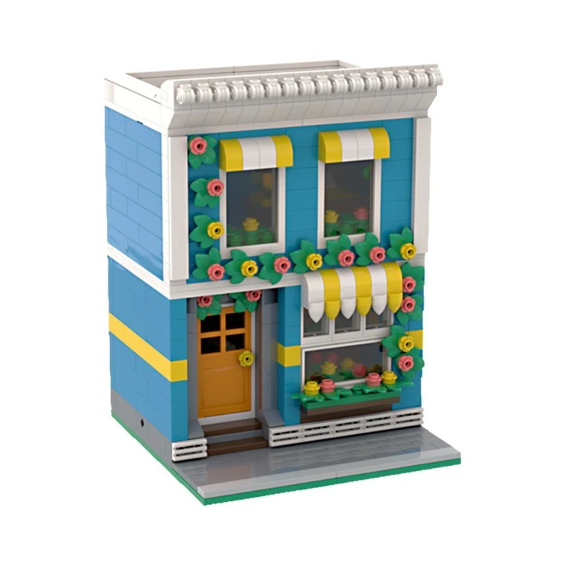 (Gobricks version) 400PCS+ MOC-136491 Flower shop - Image 2