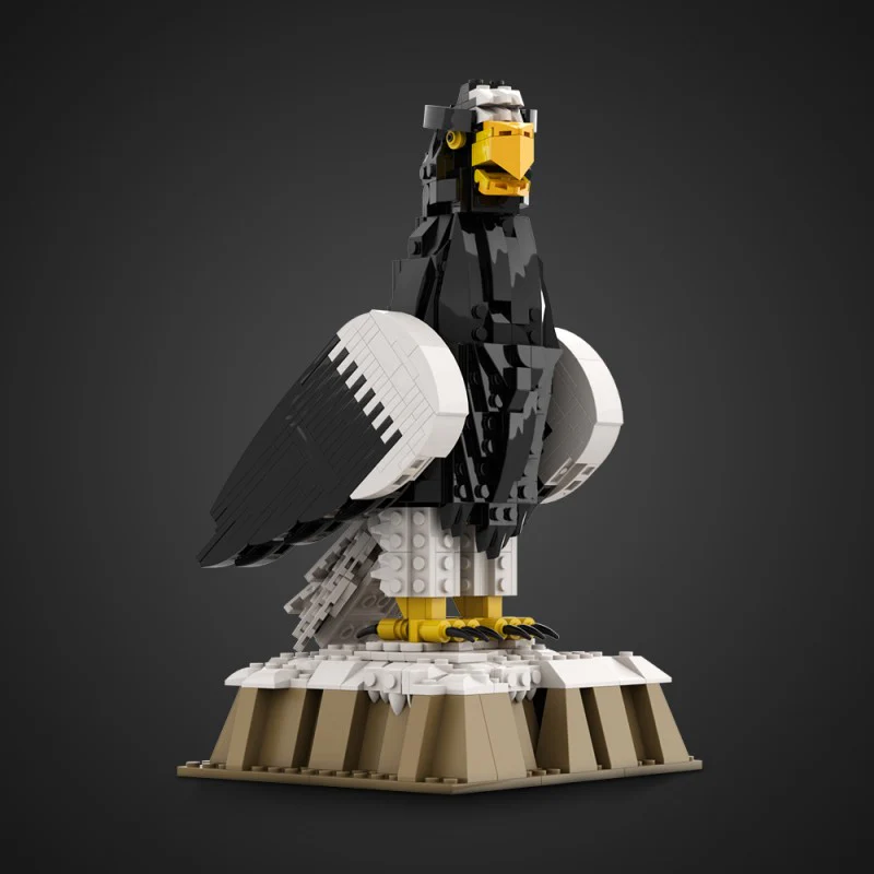 (Gobricks version) 781pcs MOC-211400 Steller's Sea Eagle - Image 11