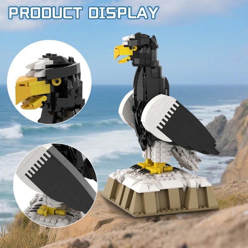 (Gobricks version) 781pcs MOC-211400 Steller's Sea Eagle - Image 8