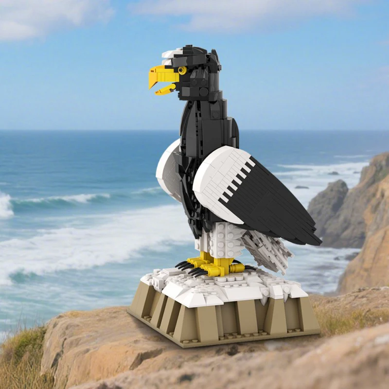 (Gobricks version) 781pcs MOC-211400 Steller's Sea Eagle - Image 9