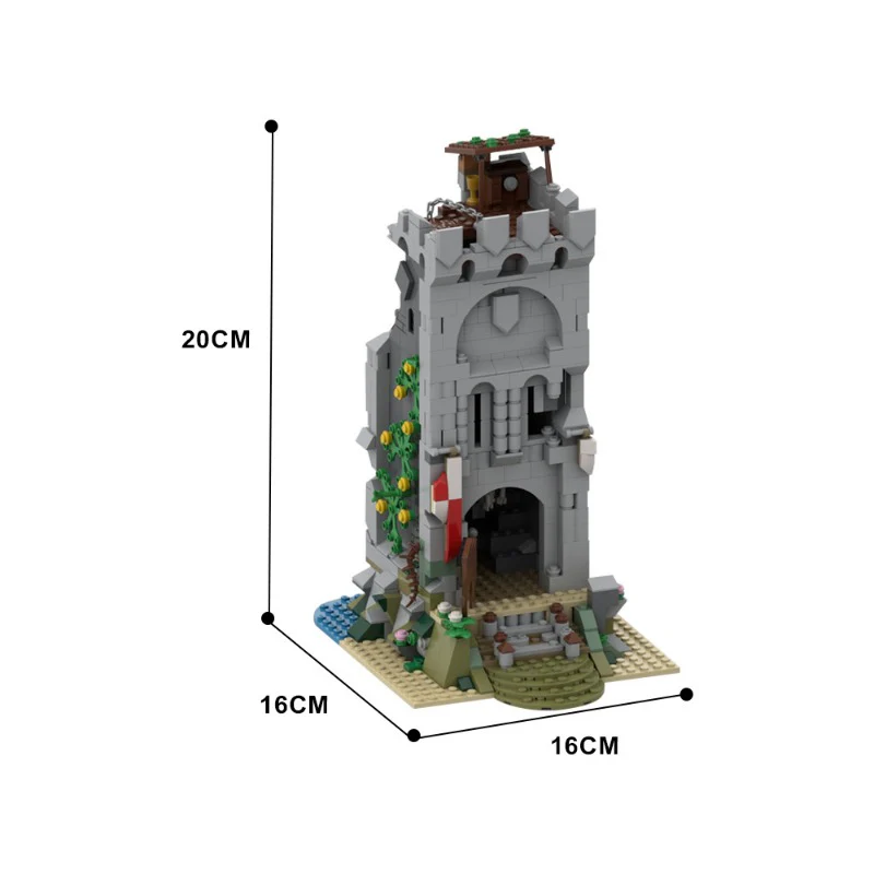 (Gobricks version) 783 pcs MOC-115706 Abandoned Tower - 31120 Alternate - Image 4