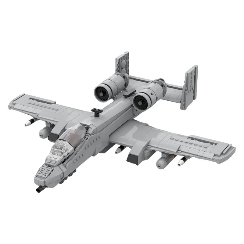 (Gobricks version) 793PCS MOC-174669 A-10 Thunderbolt II - Image 2