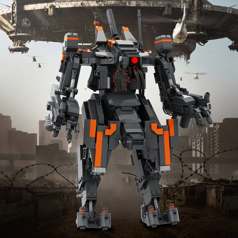 (Gobricks version) 800pcs+ MOC Alien prawn building block model Titan - Image 2