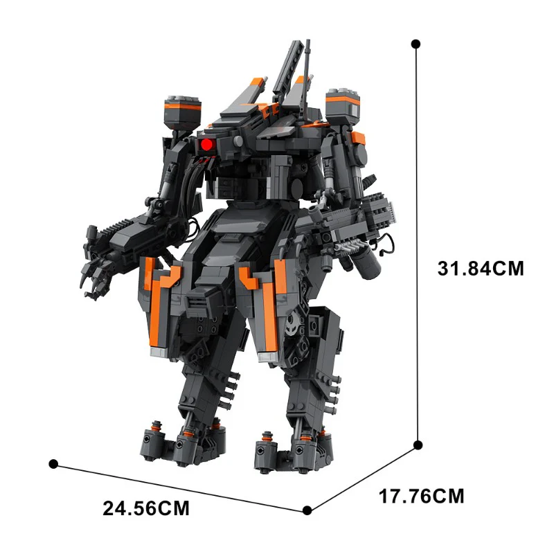 (Gobricks version) 800pcs+ MOC Alien prawn building block model Titan - Image 4
